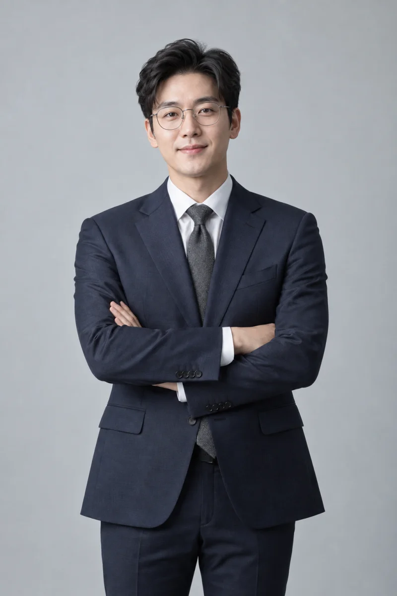 가상 변호사 서지훈의 AI 생성 프로필 사진